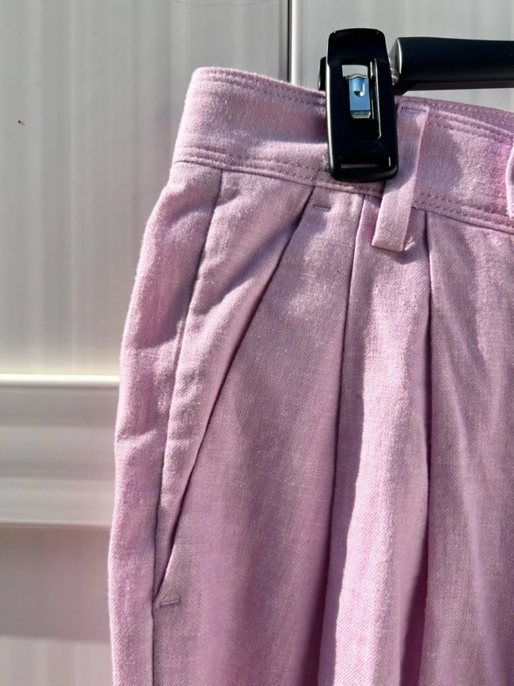 Banana Republic Lavender Wide-Leg Linen Blend Pants | Size 8 EUC